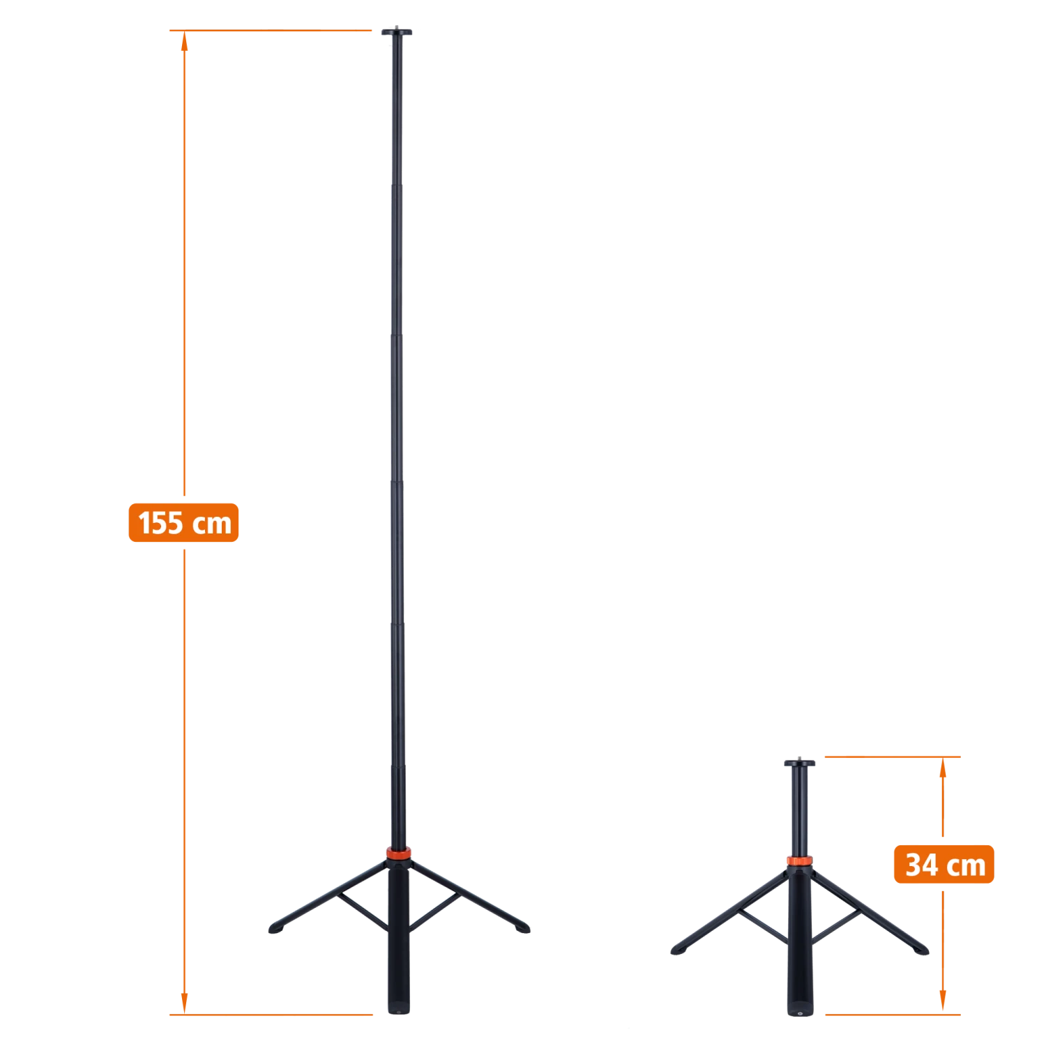 Rollei Actioncam Teleskop Stativ XL – Bild 4