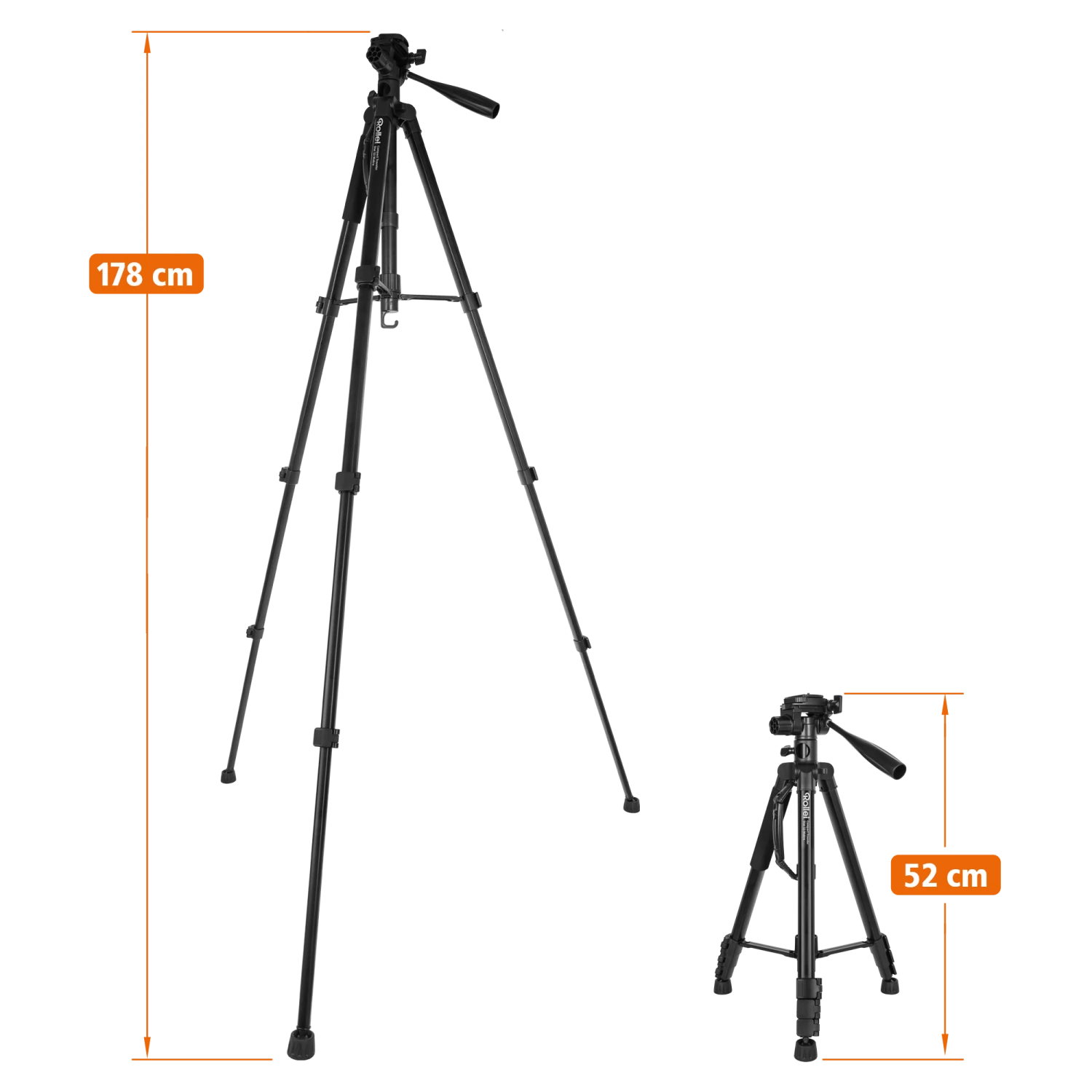 Rollei Compact Traveler Star S3 Makro - Aluminium-Stativ – Bild 6